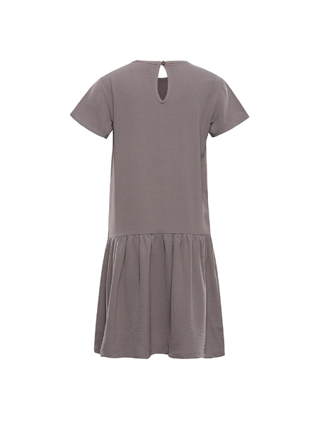 ALPINE PRO Dětské šaty ALPINE PRO AKESO driftwood