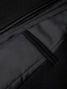 Ombre Clothing Pánský vypasovaný strukturovaný kabát s vysokým límcem - černý V1 OM-COWC-0136 Ombre Clothing