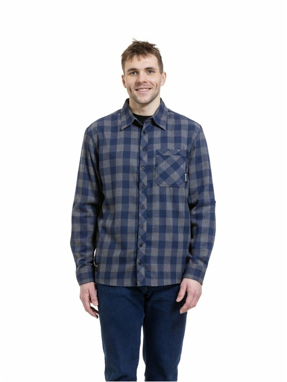 Meatfly Meatfly pánská košile Kurt Blue / Gray