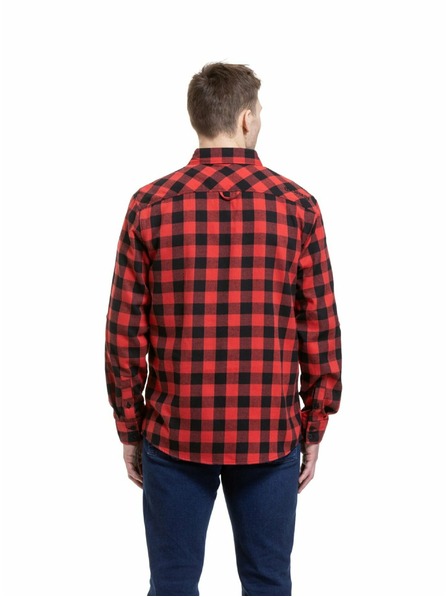 Meatfly Meatfly pánská košile Kurt Black / Red