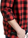 Meatfly Meatfly pánská košile Kurt Black / Red