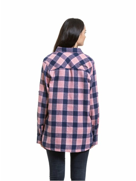 Meatfly Meatfly dámská košile Courtney Blue / Rose