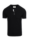 Ombre Clothing Černé pánské polo tričko Ombre Clothing