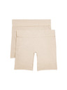 Marks & Spencer Šortky s ochranou proti odírání, 2 ks Marks & Spencer béžová