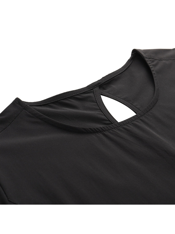 ALPINE PRO Dámské letní šaty z rychleschnoucího materiálu ALPINE PRO ASEDA black