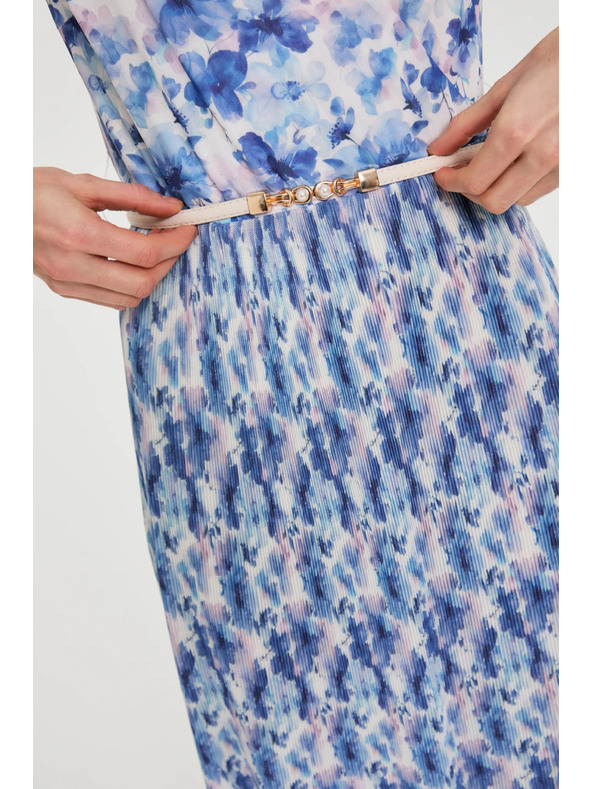 Moodo Šaty midi s květy Moodo