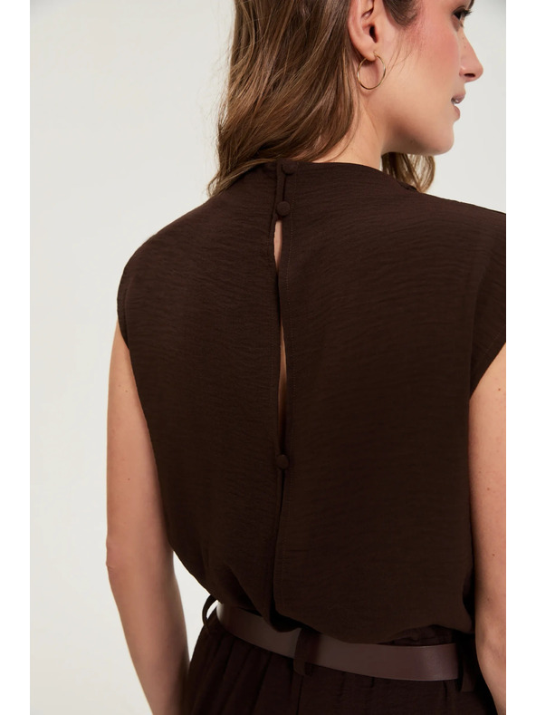 Moodo Overal hnědý Moodo