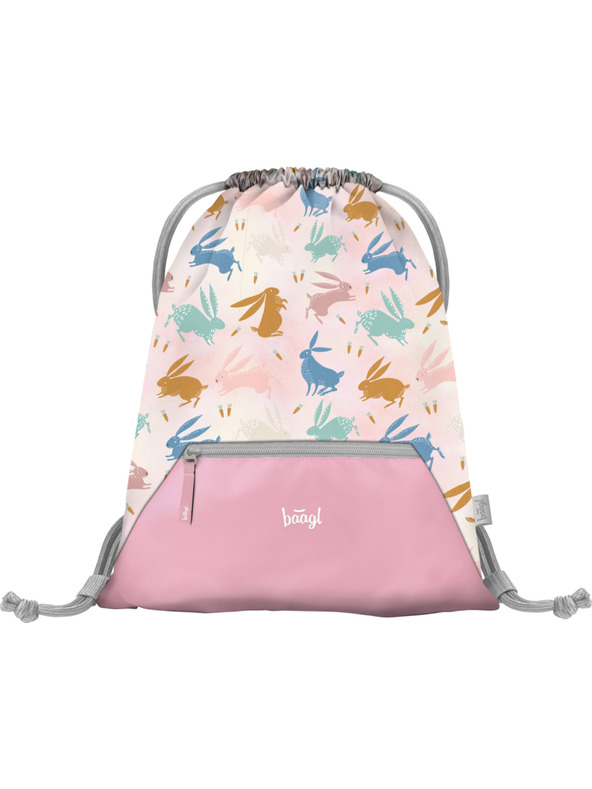 BAAGL  BAAGL SET 5 Zippy Bunny: aktovka, penál, sáček, zástěra, peněženka