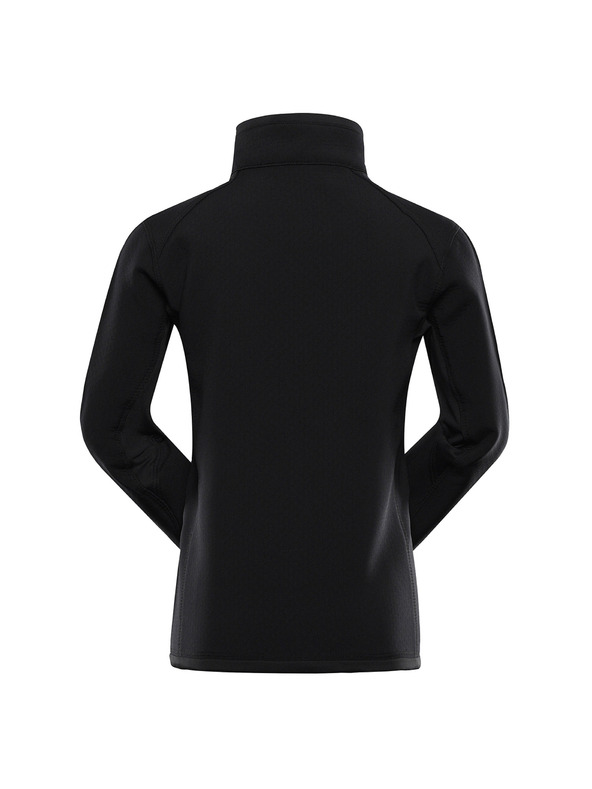 ALPINE PRO Dětská mikina na zip ALPINE PRO MORWO black