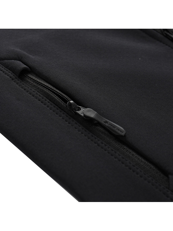 ALPINE PRO Dětská mikina na zip ALPINE PRO MORWO black