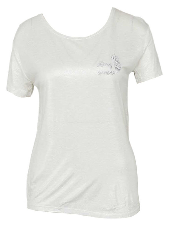 CAMAIEU Krémové tričko CAMAIEU