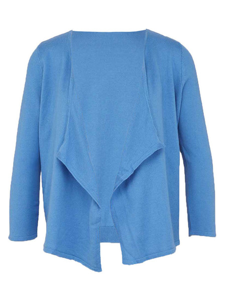 CAMAIEU Modrý krátký kardigan CAMAIEU