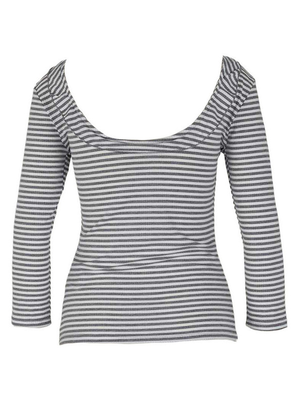 CAMAIEU Pruhované tričko s dlouhým rukávem CAMAIEU