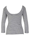 CAMAIEU Pruhované tričko s dlouhým rukávem CAMAIEU