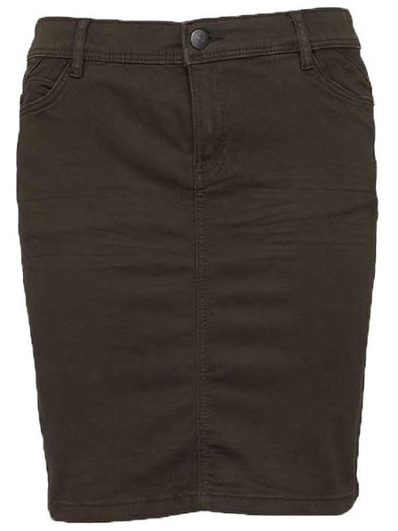 CAMAIEU Khaki sukně CAMAIEU