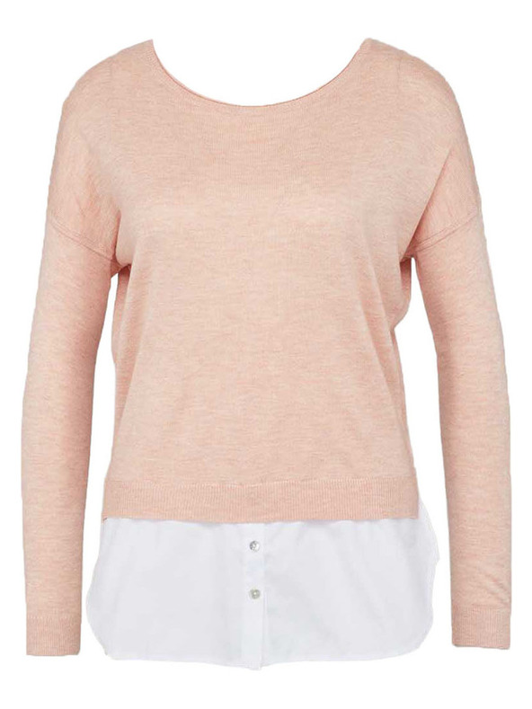 CAMAIEU Růžový svetr CAMAIEU