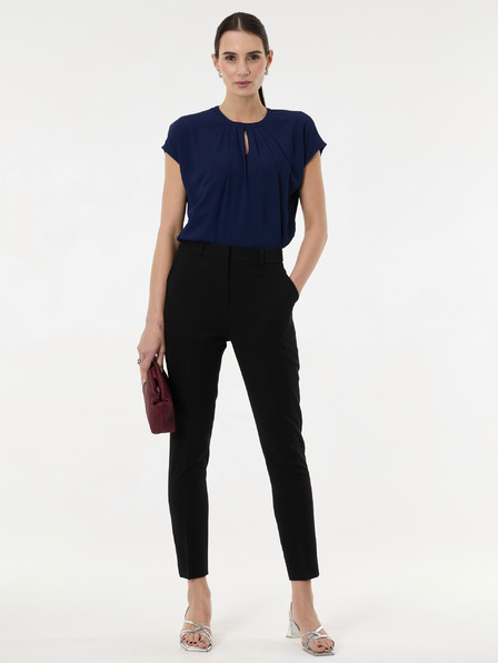 Orsay Tmavě modré dámské tričko s krátkým rukávem ORSAY