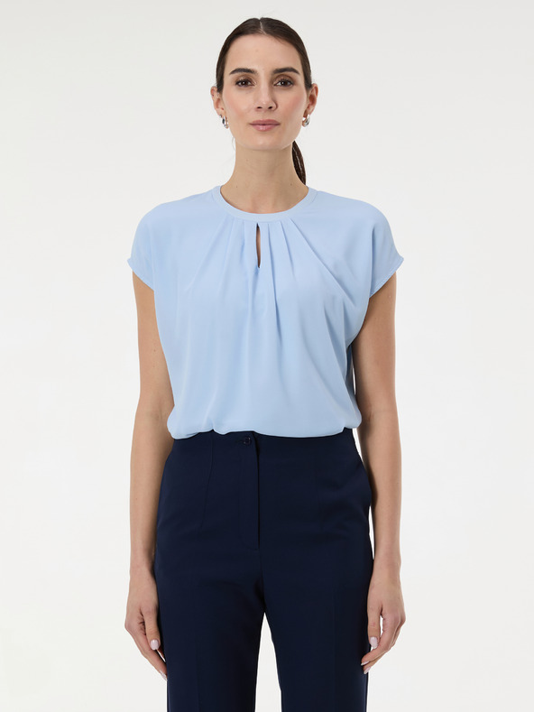 Orsay Světle modré dámské tričko s krátkým rukávem ORSAY