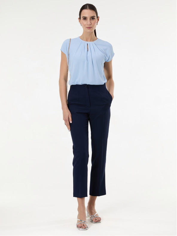 Orsay Světle modré dámské tričko s krátkým rukávem ORSAY