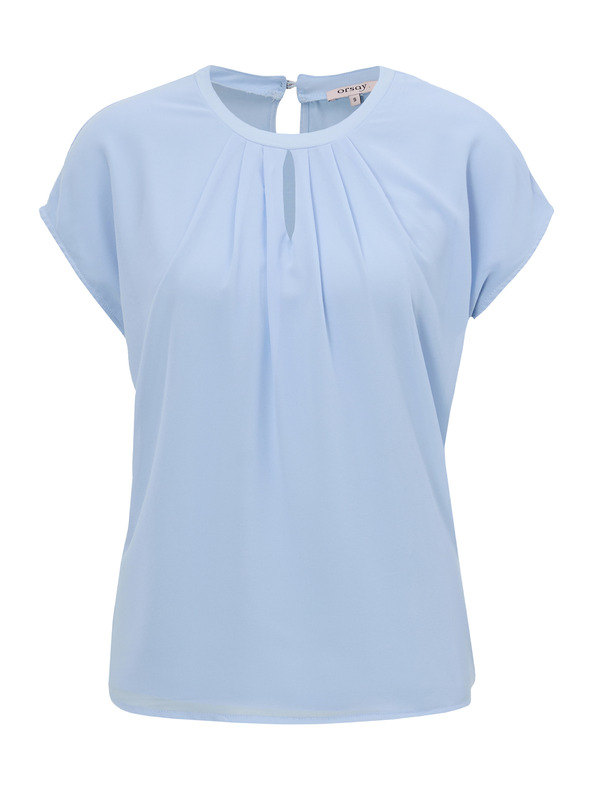 Orsay Světle modré dámské tričko s krátkým rukávem ORSAY