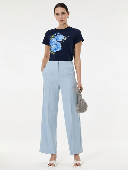 Orsay Tmavě modré dámské tričko s potiskem ORSAY