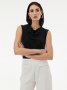 Orsay Černé dámské tričko bez rukávů ORSAY