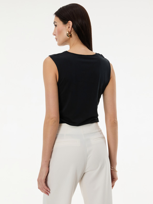 Orsay Černé dámské tričko bez rukávů ORSAY