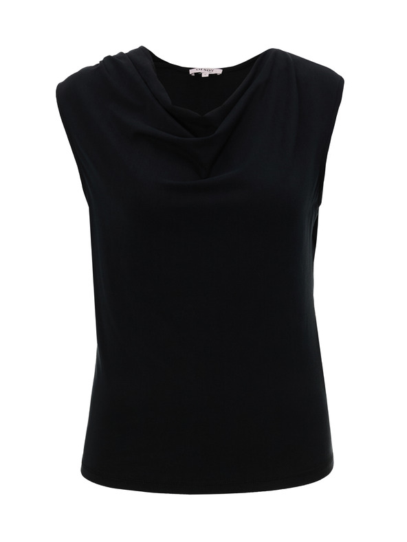 Orsay Černé dámské tričko bez rukávů ORSAY