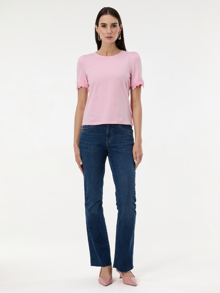 Orsay Světle růžové dámské tričko s krátkým rukávem ORSAY