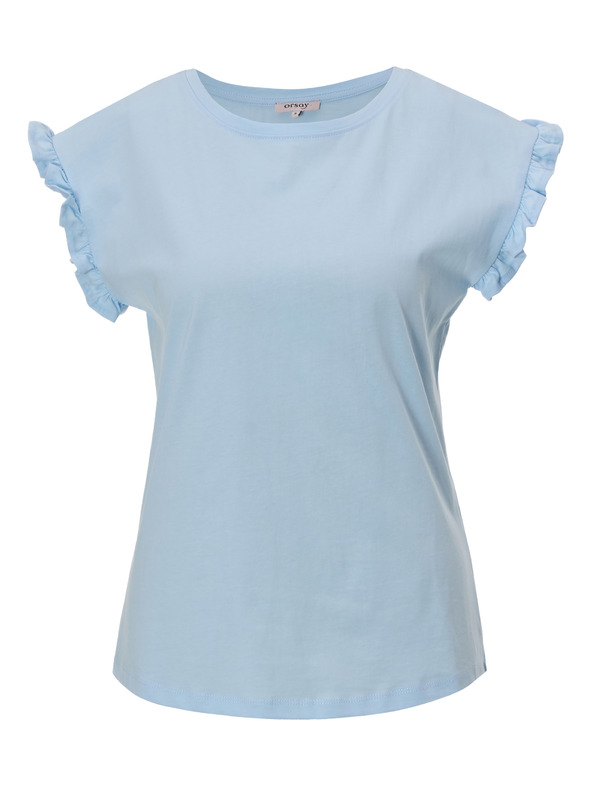 Orsay Světle modré dámské tričko s krátkým rukávem ORSAY