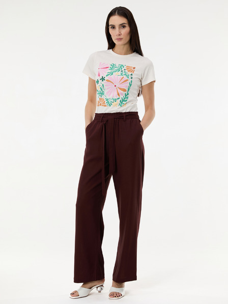 Orsay Bílé dámské tričko s potiskem ORSAY