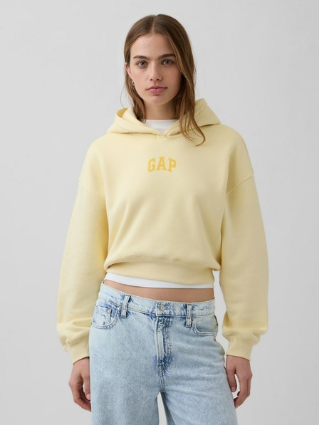 GAP Oversize crop mikina s logem VintageSoft GAP