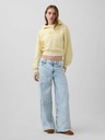 GAP Oversize crop mikina s logem VintageSoft GAP