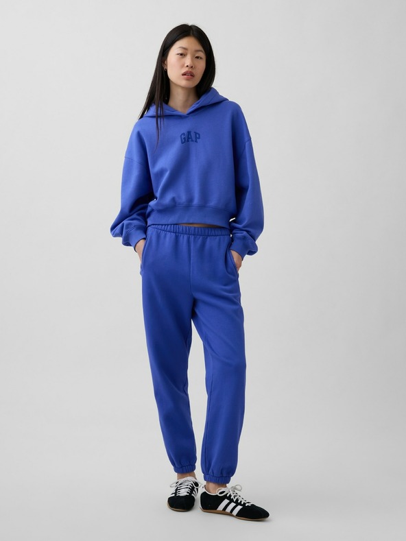 GAP Oversize crop mikina s logem VintageSoft GAP