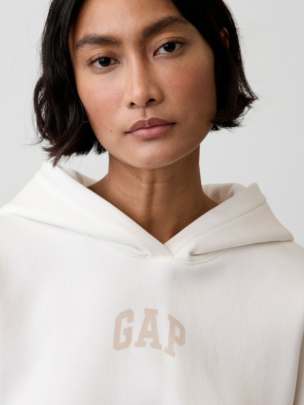 GAP Oversize crop mikina s logem VintageSoft GAP