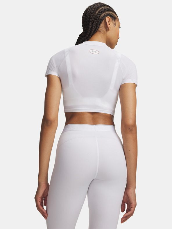 Under Armour Dámské tričko Under Armour HeatGear Elite Crop Mck SS