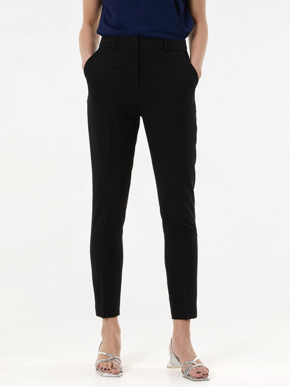 Orsay Černé dámské slim kalhoty ORSAY