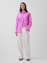 GAP Oversize popelínová košile s logem Big Shirt GAP