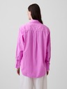 GAP Oversize popelínová košile s logem Big Shirt GAP
