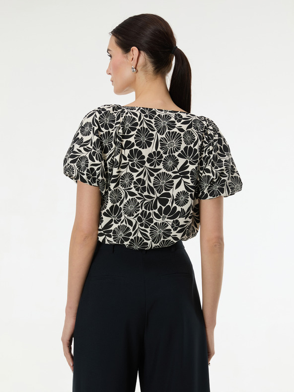 Orsay Černá vzorovaná dámská halenka ORSAY