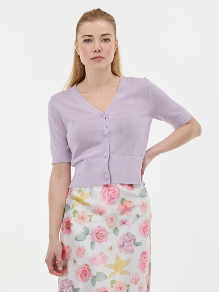 Orsay Světle fialový dámský kardigan s krátkým rukávem ORSAY