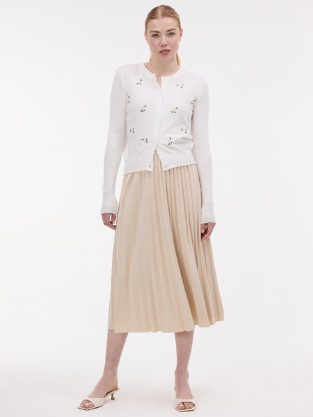 Orsay Krémový dámský kardigan s výšivkou ORSAY