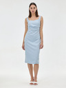 Orsay Světle modré dámské midi šaty ORSAY