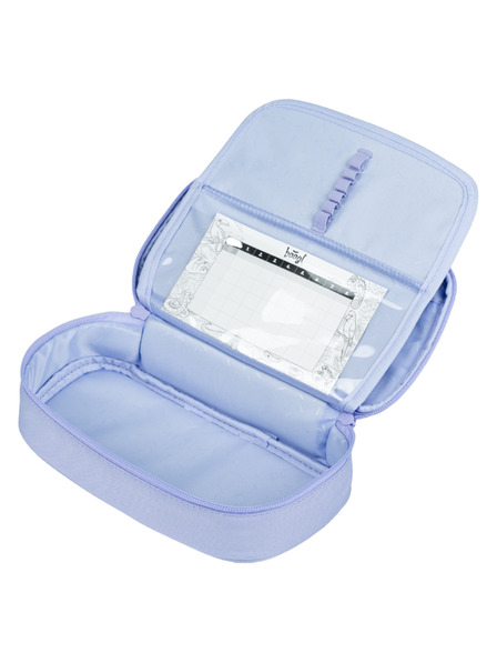 BAAGL  Fialový školní penál etue Baagl Lilac