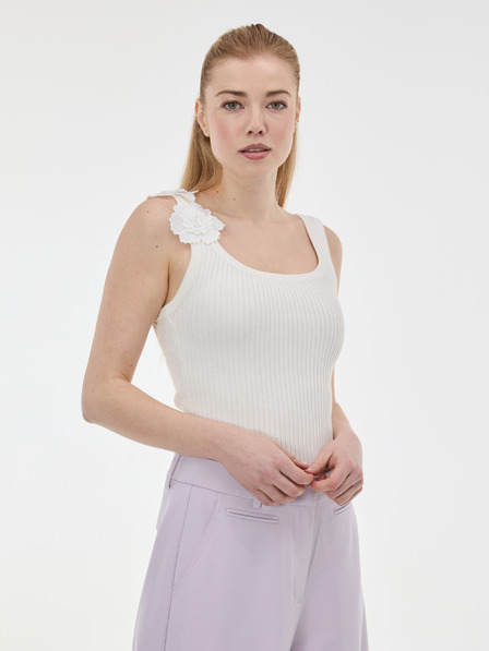 Orsay Bílé dámské tílko s aplikací ORSAY