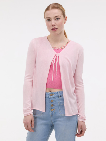 Orsay Světle růžový dámský kardigan ORSAY
