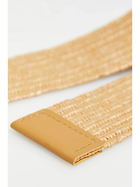 Moodo Pletený pásek béžový Moodo