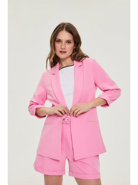 Moodo Sako s 3/4 rukávy růžové Moodo