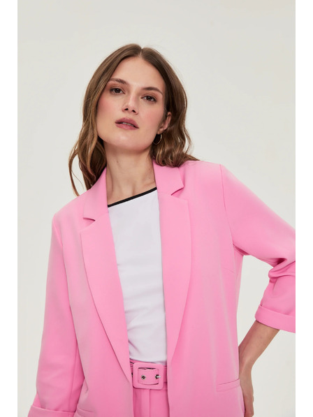 Moodo Sako s 3/4 rukávy růžové Moodo