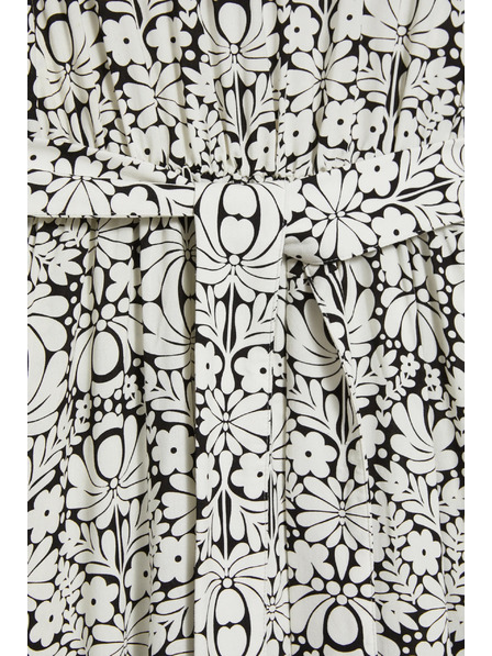 Moodo Černé viskózové šaty Moodo